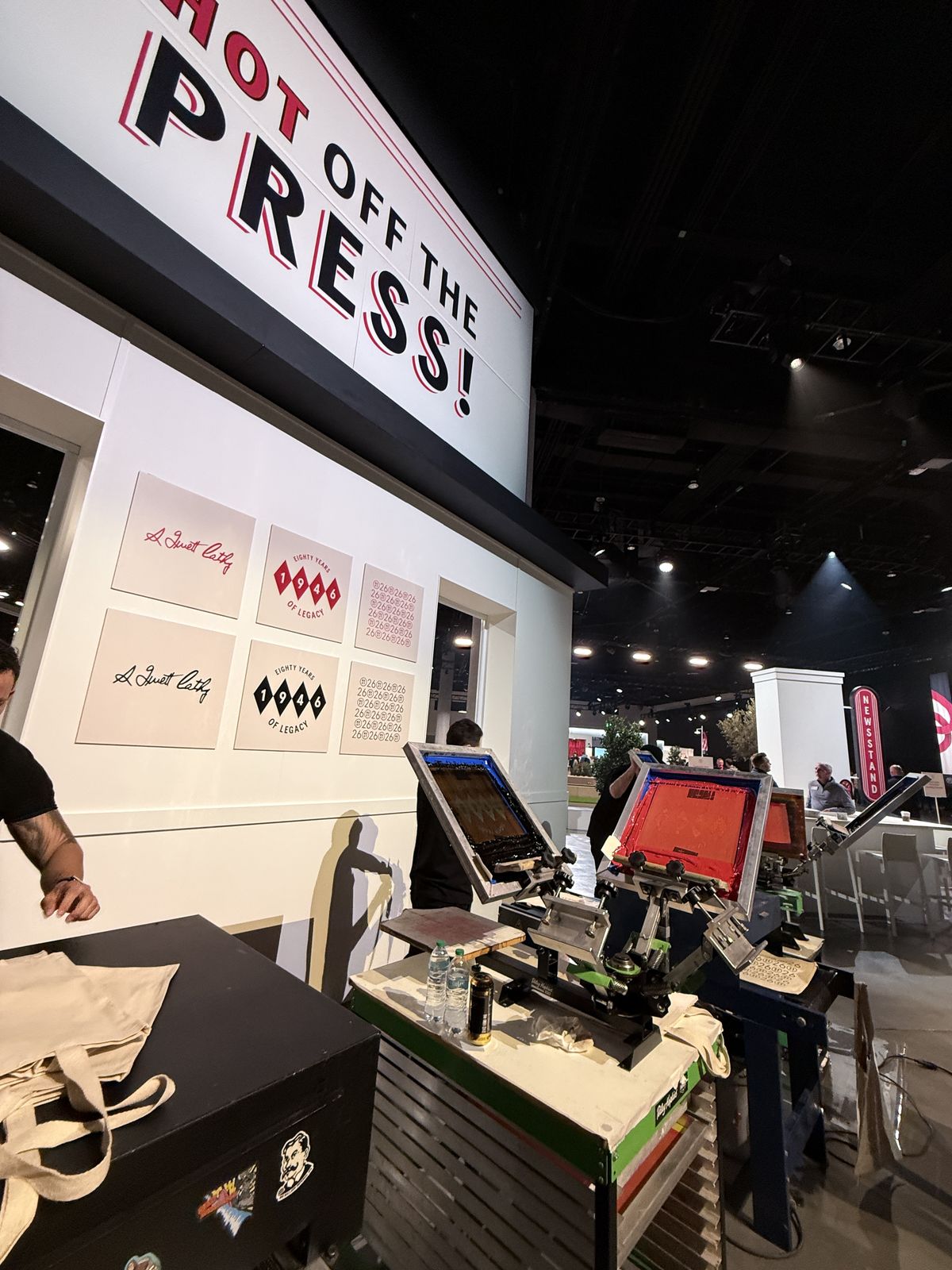 Live event printing at a Sacramento brand activations & pop-ups event